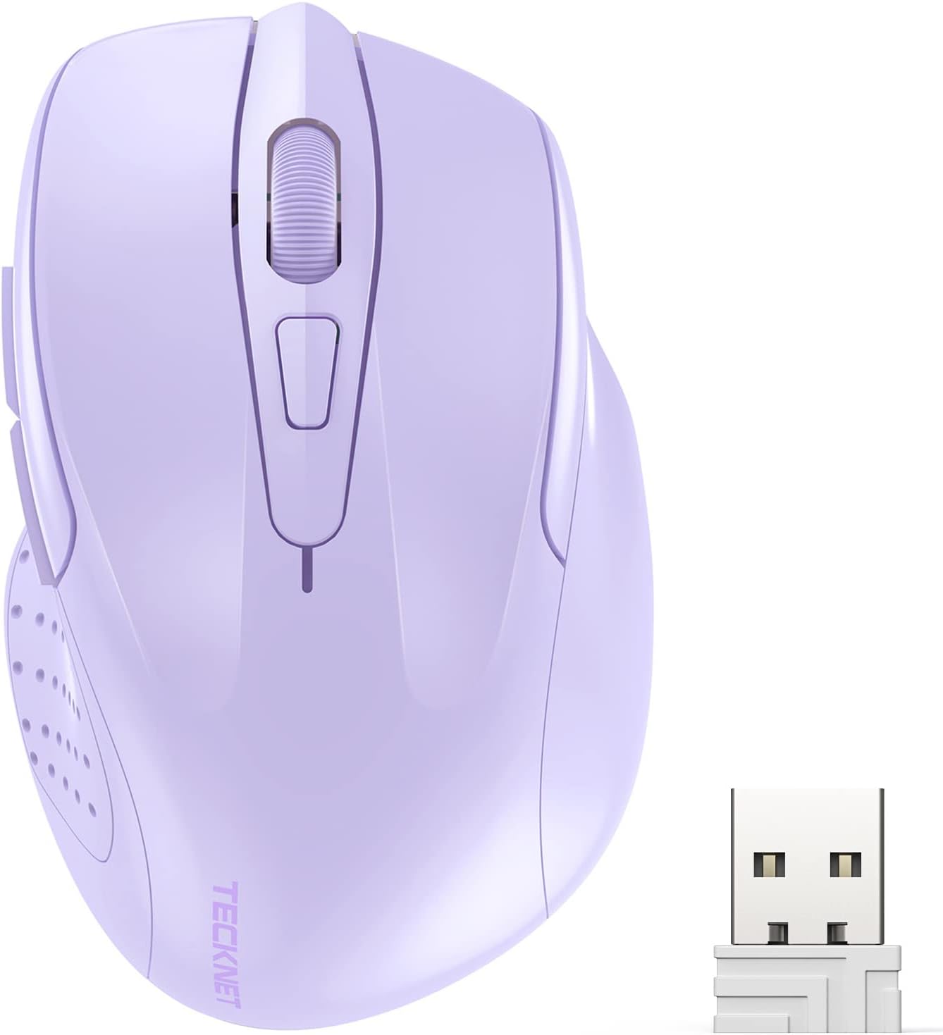 Wireless Mouse — 2.4GHz Ergonomic Optical Mouse for Laptops, Desktops, and Chromebooks
