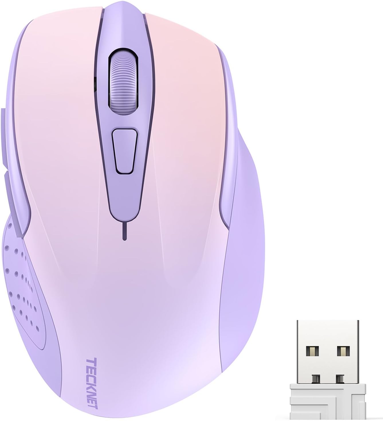 Wireless Mouse — 2.4GHz Ergonomic Optical Mouse for Laptops, Desktops, and Chromebooks