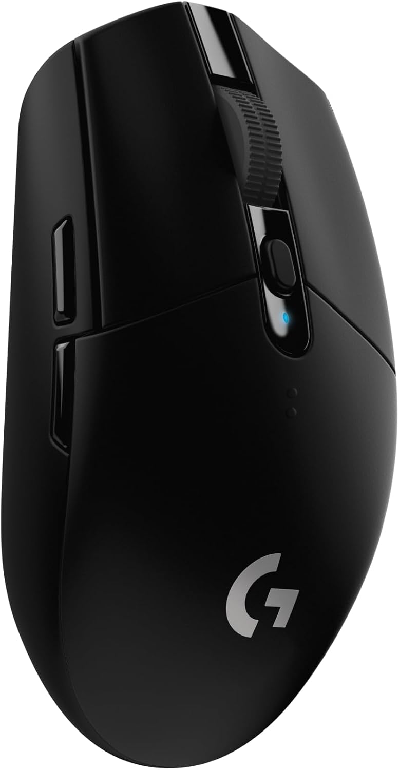 Wireless Gaming Mouse — HERO Sensor, 12,000 DPI, Lightweight Design — Black