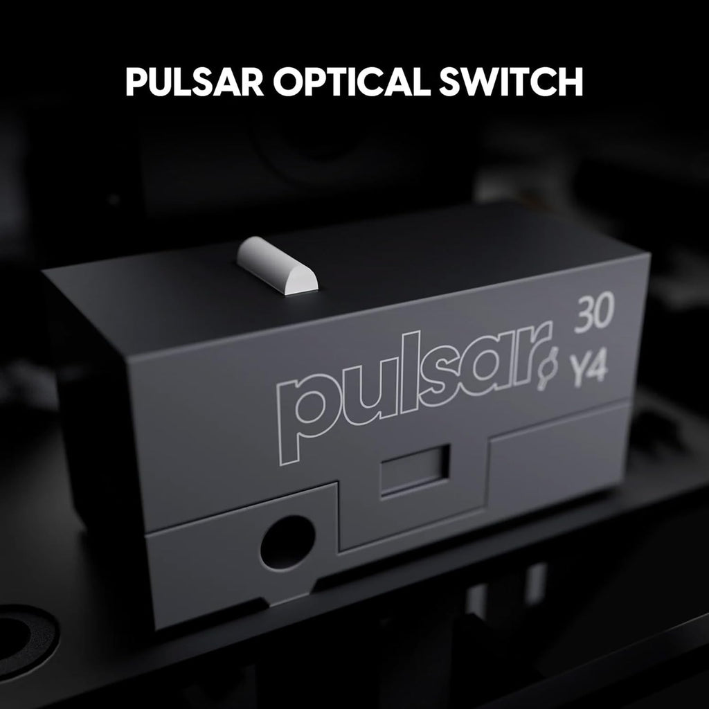 Wireless gaming mouse. Ultra-lightweight design, weighing only 35g (1.23 oz).