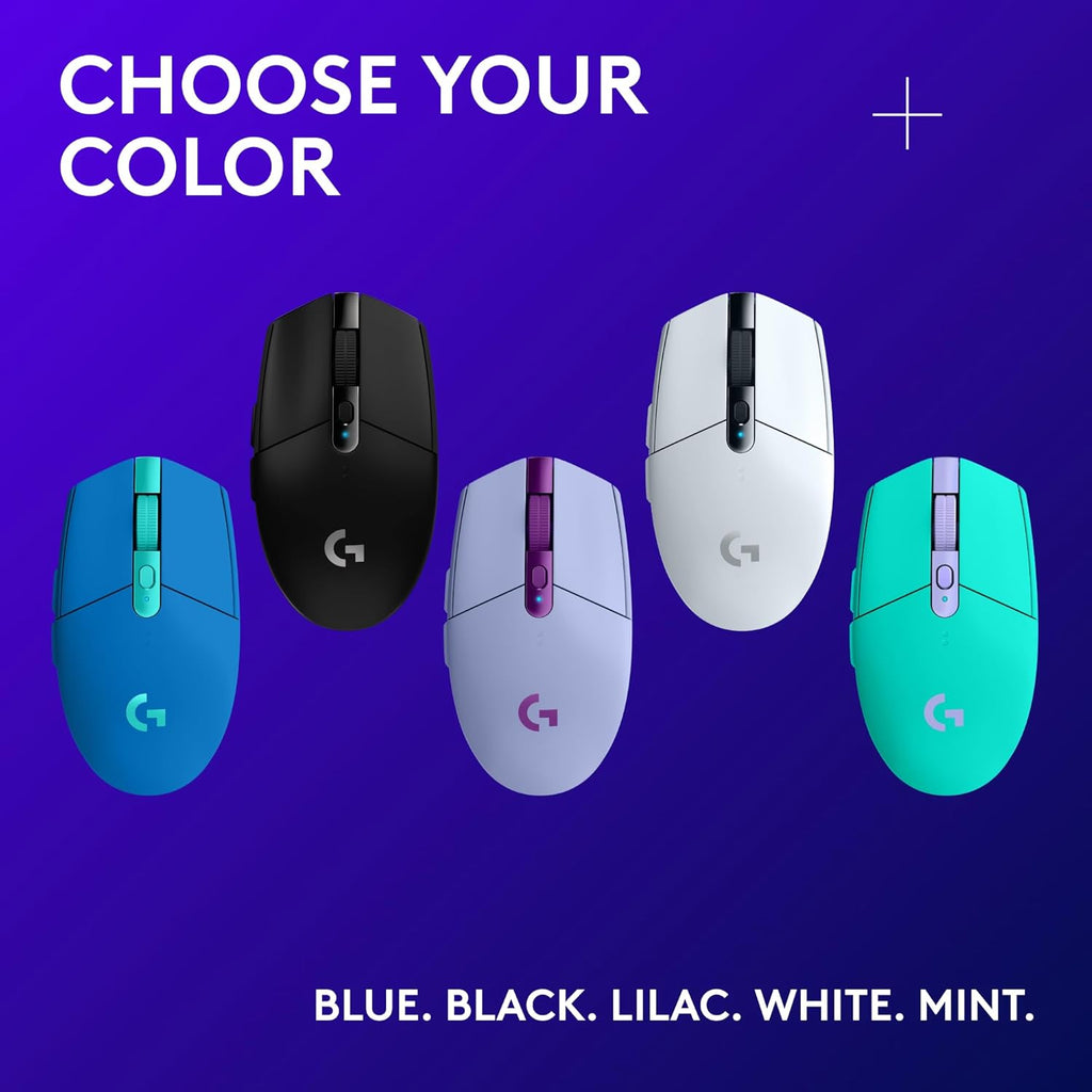 Wireless Gaming Mouse — HERO Sensor, 12,000 DPI, Lightweight Design — Black
