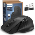 Ergonomic wireless mouse. Supports multi-device Bluetooth connectivity (compatible with USB-A/C ports).