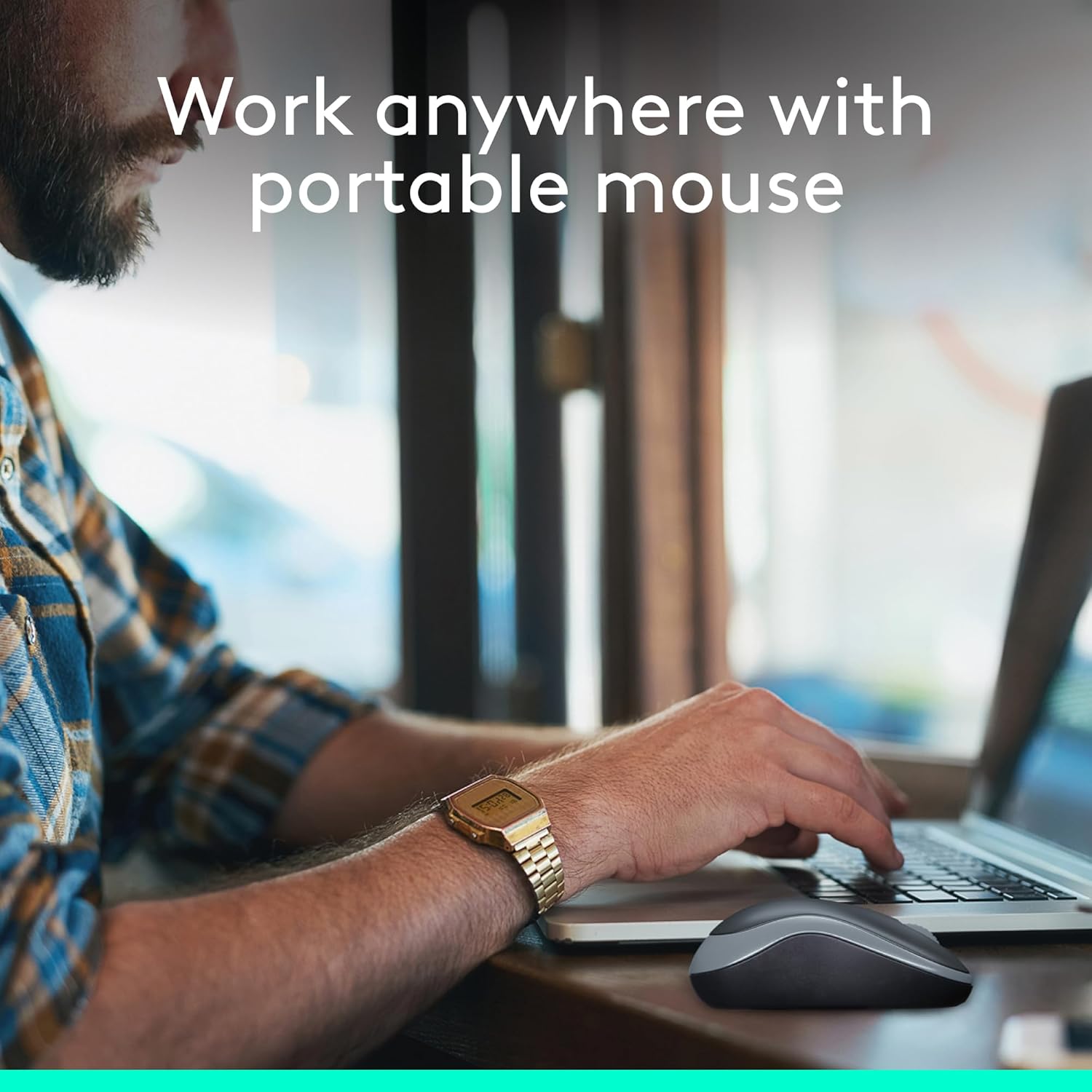 Wireless Mouse — 2.4GHz Connection (includes USB mini receiver)