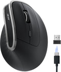 Wireless Ergonomic Mouse—Vertical Mouse for Office Use.