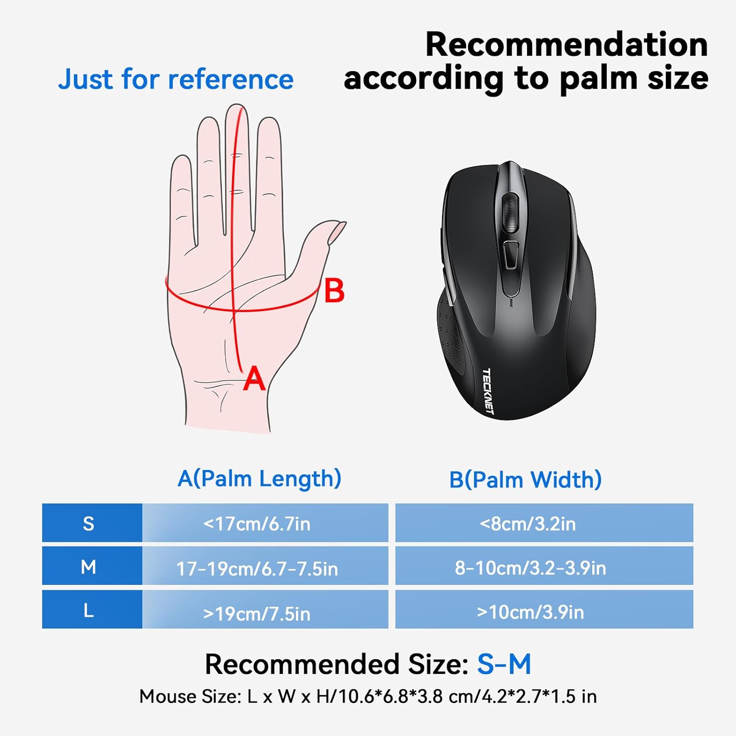 Wireless Mouse—Compatible with Laptops, Desktops, and Chromebooks